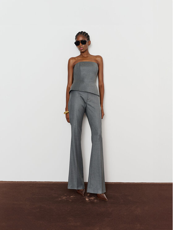 La Mania La Mania Pantalone da abito SETH Grigio Classic Fit