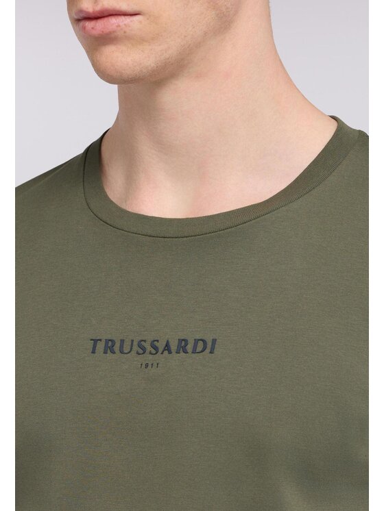 Trussardi Trussardi T-shirt G0308000054N0H5 Verde Regular Fit