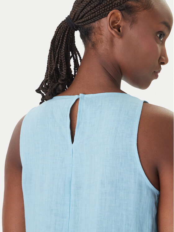 Marella Marella Sommerkleid Velo 2615221352 Himmelblau Regular Fit