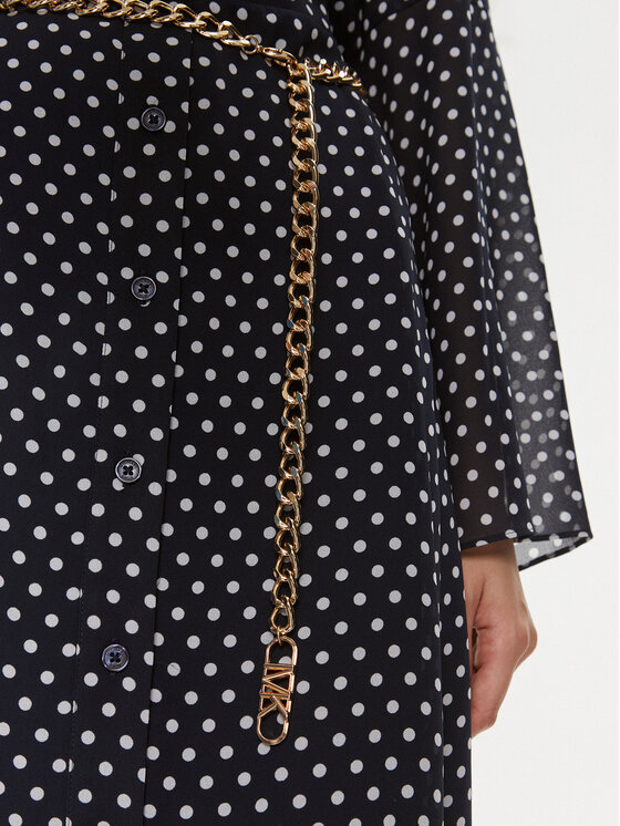 MICHAEL Michael Kors MICHAEL Michael Kors Kasdieninė suknelė MR4825DBT9 Tamsiai mėlyna Regular Fit