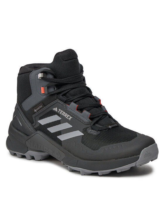 adidas adidas Παπούτσια πεζοπορίας Terrex Swift R3 Mid GORE-TEX Hiking Shoes HR1308 Μαύρο