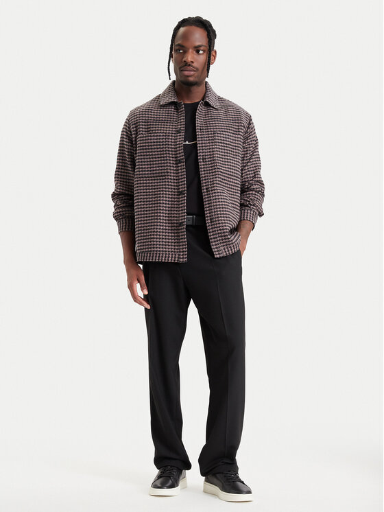 HUGO HUGO Giacca camicia Eniri  50570469 Marrone Oversize