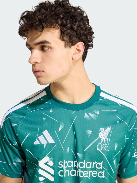 adidas adidas Koszulka techniczna 169755 Zielony Slim Fit