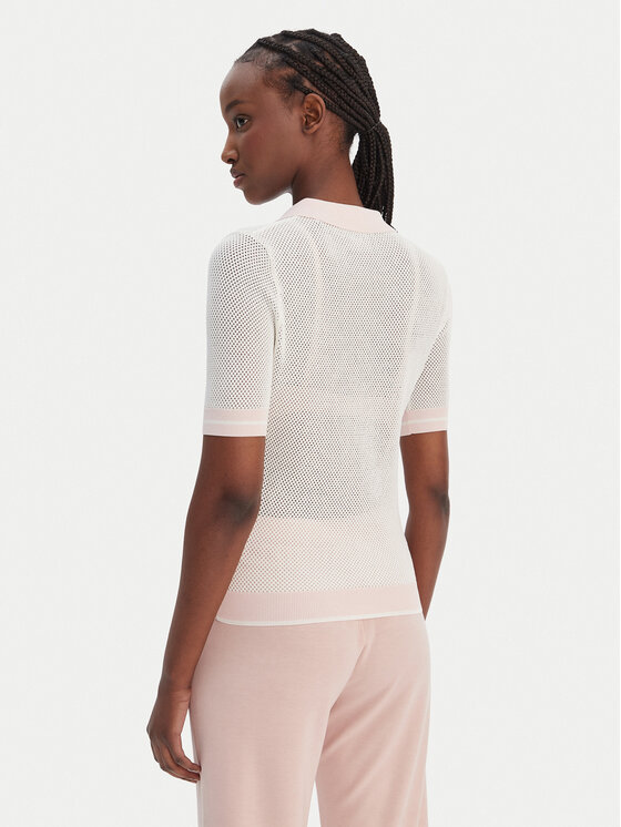 Guess Guess Polo V6GR04 Z0725 Λευκό Regular Fit