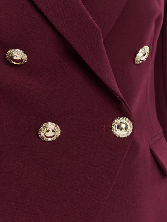 Rinascimento Rinascimento Suknjič CFC0126227003 Bordo rdeča Slim Fit