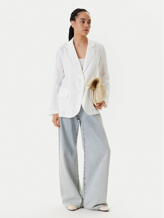 United Colors Of Benetton United Colors Of Benetton Піджак 2AGHDW00R Білий Regular Fit