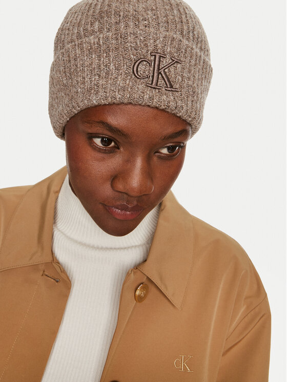 Calvin Klein Calvin Klein Čepice Thick Embroidery K60K612321 Béžová