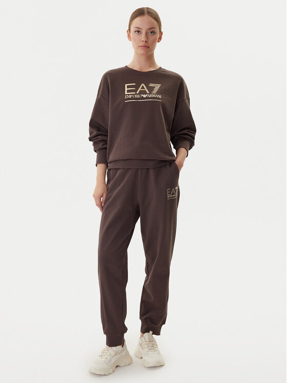 EA7 Emporio Armani EA7 Emporio Armani Sportinės kelnės 7W000418 AF12473 U6063 Ruda Regular Fit