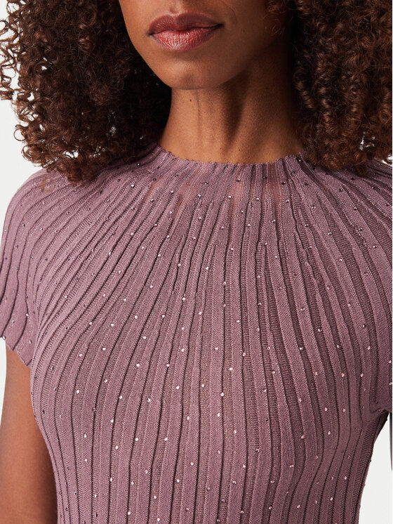 Guess Guess Bluza W6YR31 Z1023 Vijolična Regular Fit