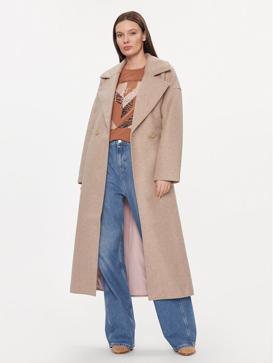 ONLY ONLY Kevad-sügis mantel 15292812 Beež Regular Fit