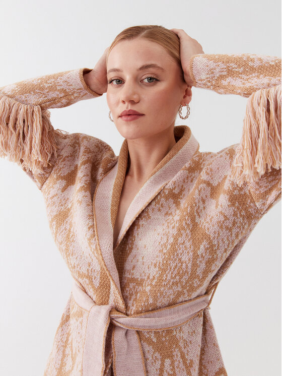 Guess Guess Cardigan W3YR16 Z34R0 Beige Regular Fit