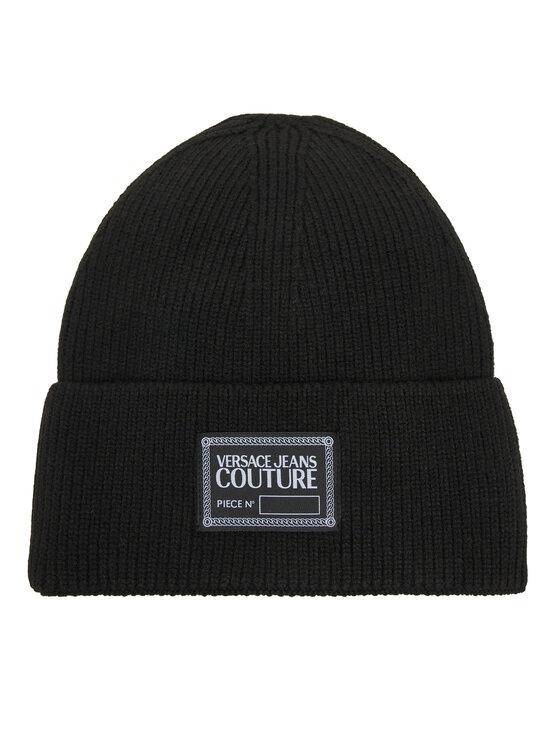 Versace Jeans Couture Versace Jeans Couture Kepurė Big Beanie 79YAZK50 Juoda
