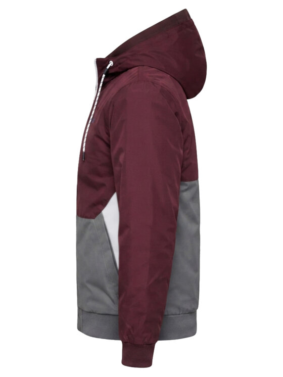 Ombre Ombre Bunda pro přechodné období C584 Bordó Regular Fit