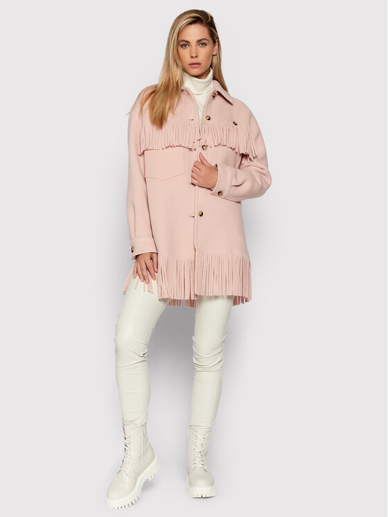 PINKO Pinko Зимно палто Fiambala 1G16S1 Y7E3 Розов Regular Fit