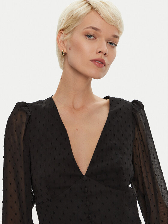 ROTATE ROTATE Rochie cocktail Thoriana 113102100 Negru Regular Fit