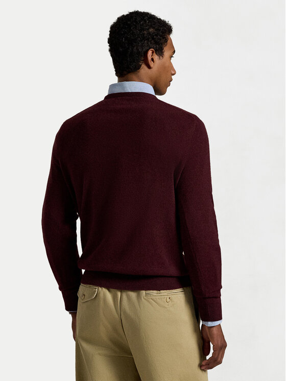 Polo Ralph Lauren Polo Ralph Lauren Sweter 710974148008 Bordowy Regular Fit