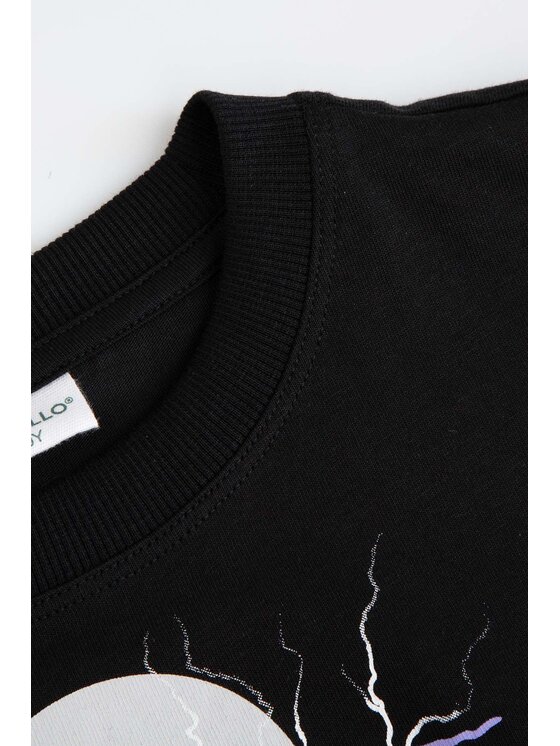 Coccodrillo Coccodrillo T-Shirt ZC6143203LBW-021 Czarny Regular Fit