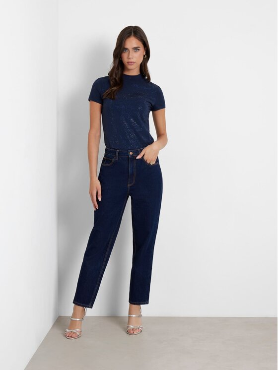 Guess Guess T-Shirt 167491 Niebieski Classic Fit