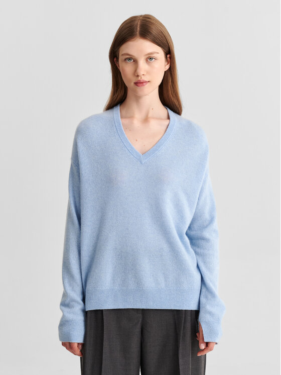 TATUUM TATUUM Sweter RETRA Niebieski Classic Fit