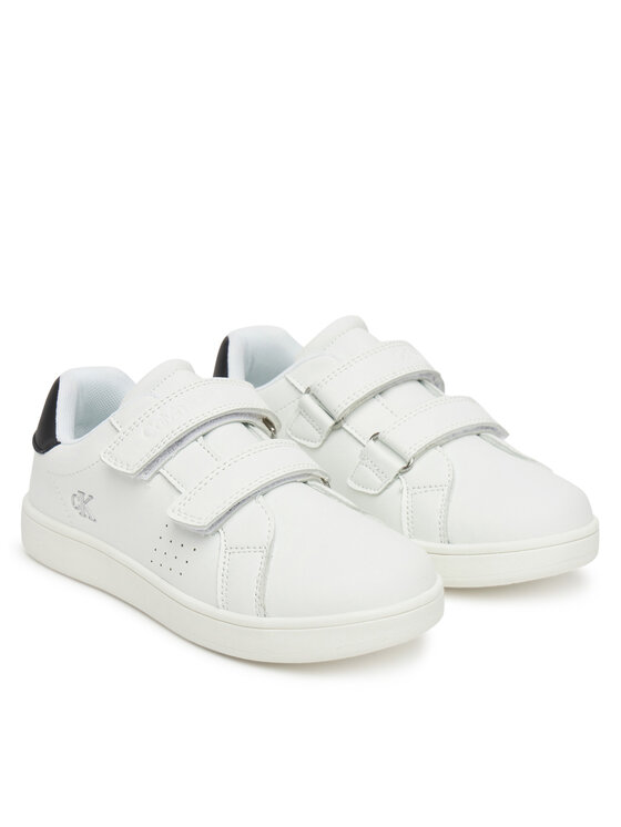 Calvin Klein Jeans Calvin Klein Jeans Sneakersy Low Cut Velcro Sneaker V1X9-82074-1355 S Bílá