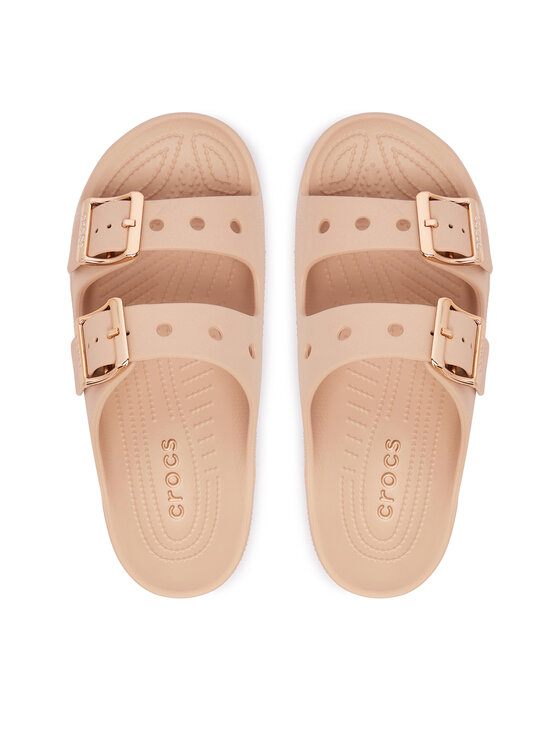 Crocs Crocs Шльопанці Saturday Metallic Buckle 213316 Рожевий