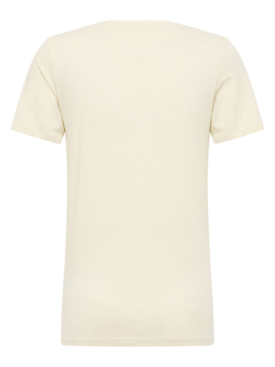 Mustang Mustang T-Shirt AUSTIN Beżowy Regular Fit