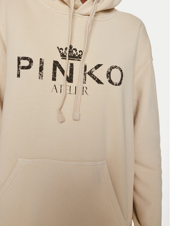 PINKO Pinko Majica dugih rukava Bassani 104388 A27V Bež Regular Fit
