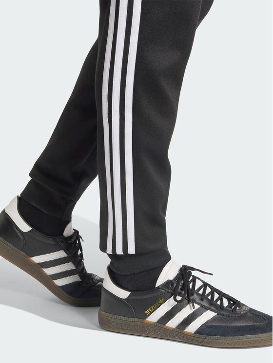 adidas adidas Spodnie materiałowe 110427 Czarny Slim Fit