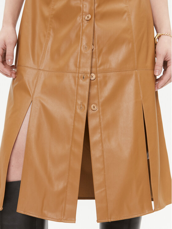 DKNY DKNY Ежедневна рокля DD3D4101 Кафяв Regular Fit