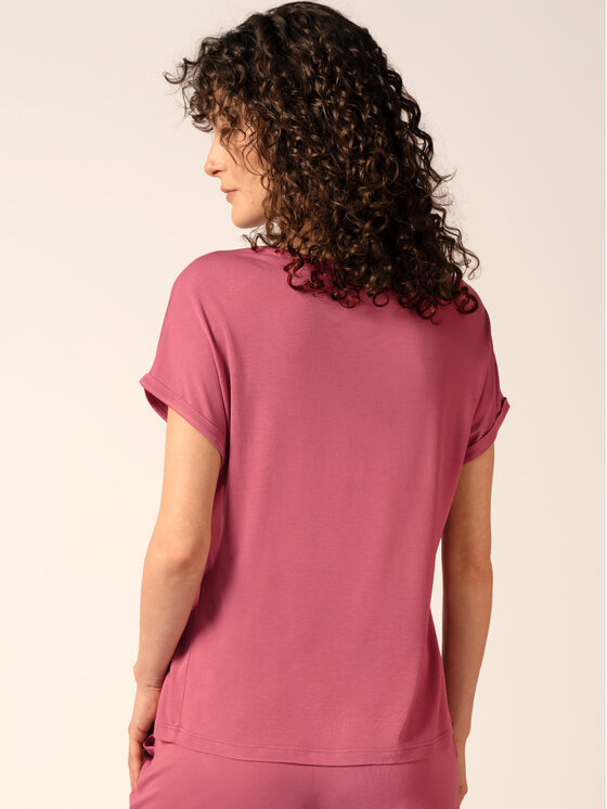 Huber Huber T-Shirt 19004 Różowy Regular Fit