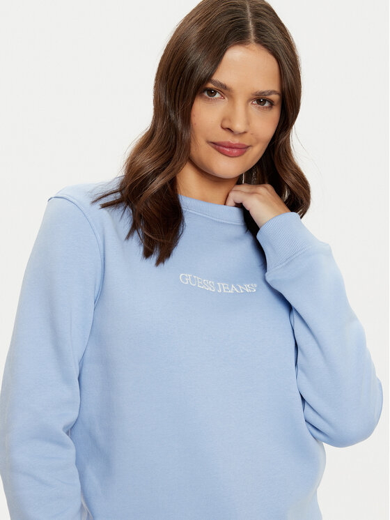 Guess Jeans Guess Jeans Sweatshirt W4YQ10 KC811 Blau Regular Fit