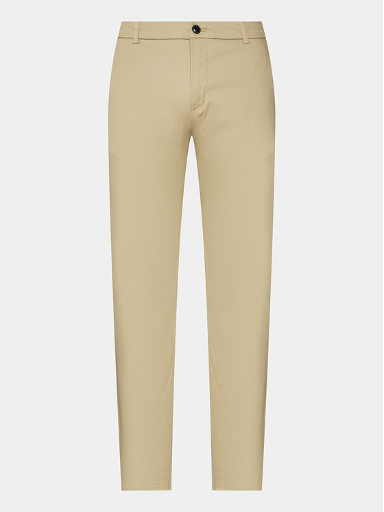 Lindbergh Lindbergh Pantaloni chino 30-005044 Bej Slim Fit