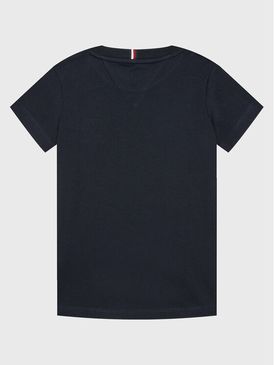 Tommy Hilfiger Tommy Hilfiger Tricou Monogram KS0KS00293 D Bleumarin Regular Fit