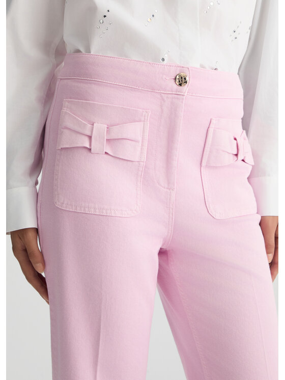 Liu Jo Liu Jo Pantalone da abito CA5377T1819X0661 Rosa Regular Fit