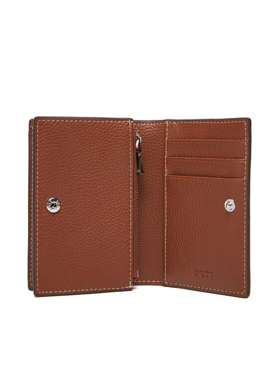 BOSS BOSS Малък дамски портфейл Anett New SM 50536339 Кафяв
