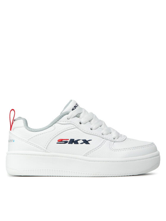 Skechers white casual shoes store