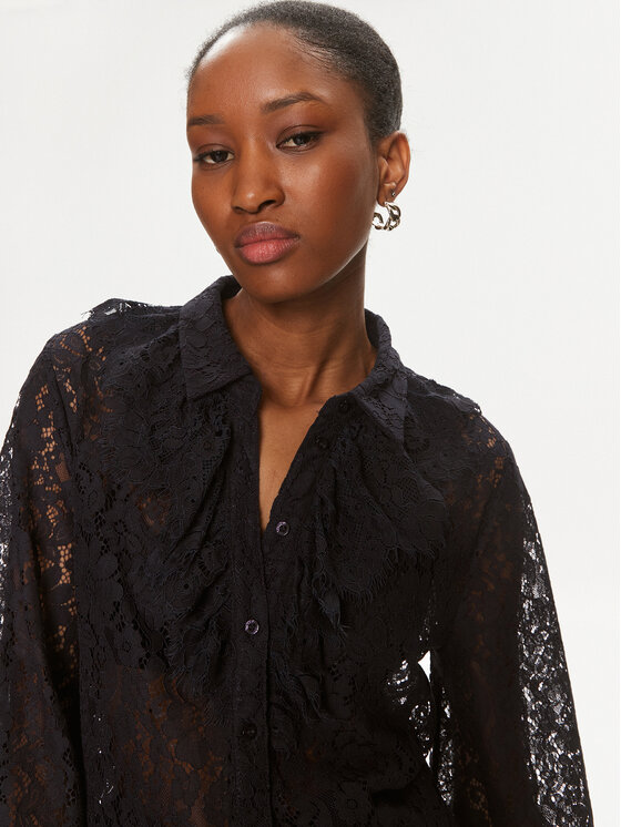 Bruuns Bazaar Bruuns Bazaar Koszula Narah BBW3780 Granatowy Regular Fit