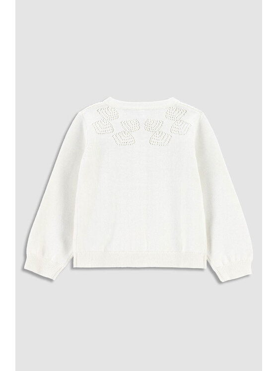 Coccodrillo Coccodrillo Sweter WC3172201EBG-001 Écru Regular Fit