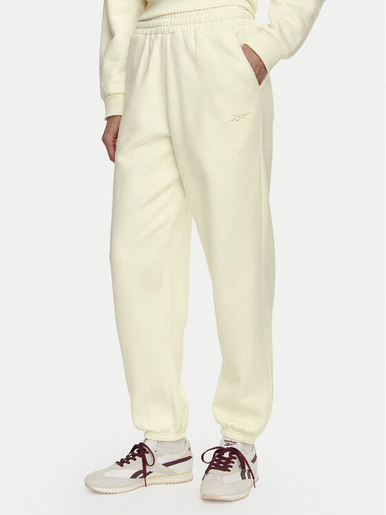Reebok Pantaloni trening Reebok x Ewa Chodakowska RK25981CCW Crem Regular Fit
