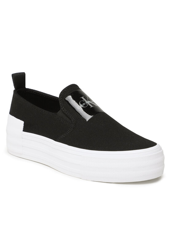 Calvin Klein Jeans Calvin Klein Jeans Kedai Bold Vulc Flat Slipon YW0YW01040 Juoda