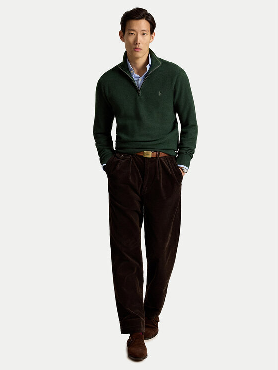 Polo Ralph Lauren Polo Ralph Lauren Svetr 710B18060016 Tmavě zelená Regular Fit