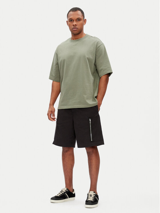Michael Kors Michael Kors Bavlnené šortky CS5304THC2 Čierna Regular Fit