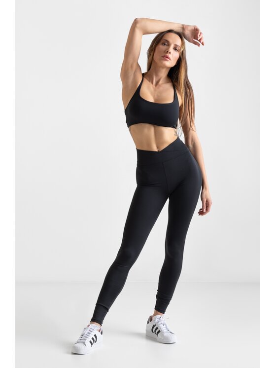 Chiara Wear Chiara Wear Legginsy PUSH UP X Czarny Extra Slim Fit
