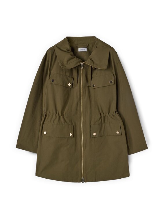 Motivi Motivi Cappotto invernale 0007W000131N035 Verde Regular Fit