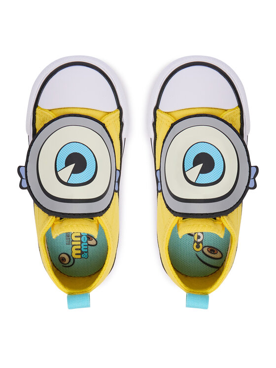 Converse Converse Scarpe da ginnastica Converse x Minions Chuck Taylor All Star One Strap Easy-On A21407C Giallo