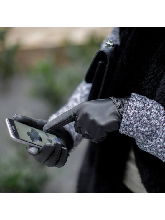 napo gloves napo gloves Rękawiczki Damskie napoSTUD (czarny) S Czarny