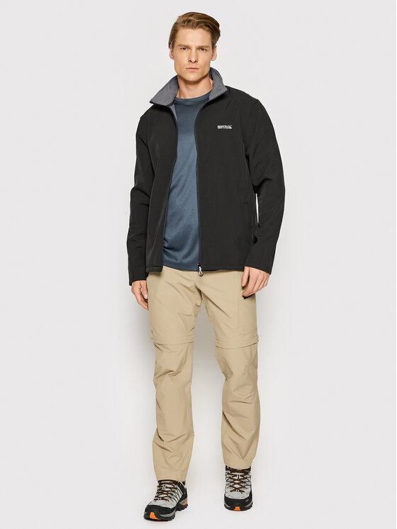 Regatta Regatta Куртка softshell Cera V RML210 Чорний Regular Fit