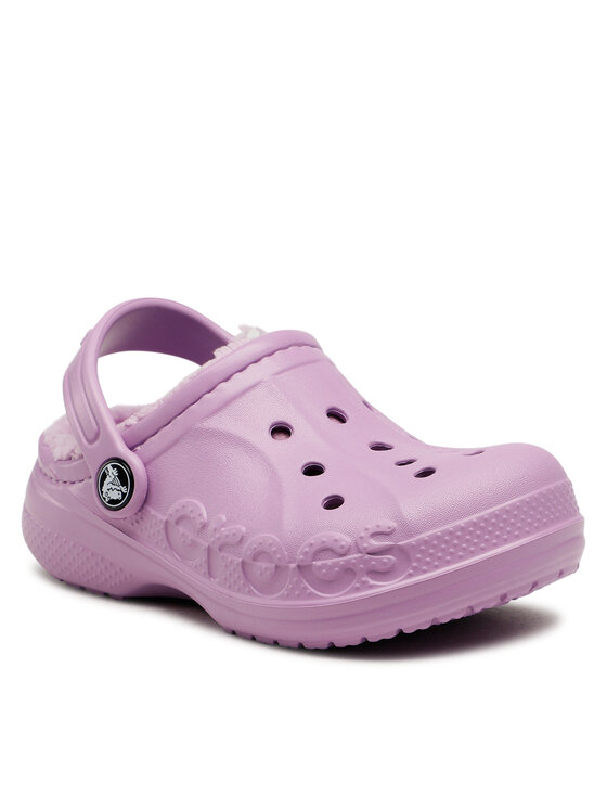 Crocs Crocs Șlapi Baya Lined Clog K 207500-5Q5 Violet