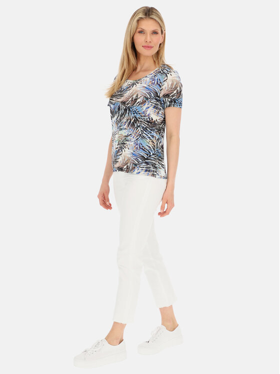 Potis & Verso Potis & Verso T-Shirt Roel Kolorowy Regular Fit
