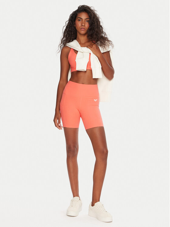 Roxy Roxy Sportshorts Heart Into It ERJNS03614 Korallenfarben Slim Fit